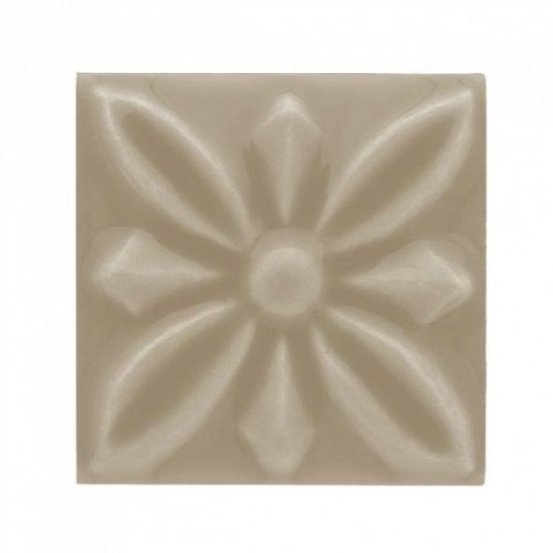 Вставка Adex STUDIO Relieve Flor № 1 Silver Sands 3х3см