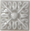 Вставка Adex STUDIO Relieve Flor № 2 Graystone 3х3см