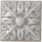 Вставка Adex STUDIO Relieve Flor № 2 Graystone 3х3см