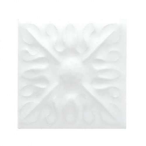 Вставка Adex STUDIO Relieve Flor № 2 Snow Cap 3х3см