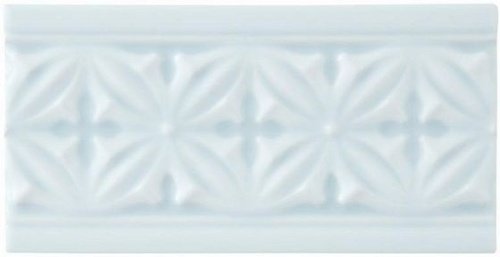 Бордюр Adex STUDIO Relieve Gables  Ice Blue 10х19,8см
