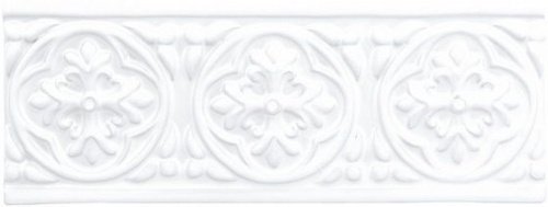 Бордюр Adex STUDIO Relieve Palm Beach Snow Cap 7,5х19,8см