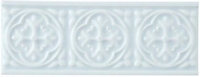 Бордюр Adex STUDIO Relieve Palm Beach Ice Blue 7,5х19,8см
