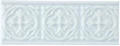 Бордюр Adex STUDIO Relieve Palm Beach Ice Blue 7,5х19,8см
