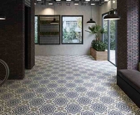 Керамогранит ETILI Seramik Chateau Blue Pre-cut 45х45см