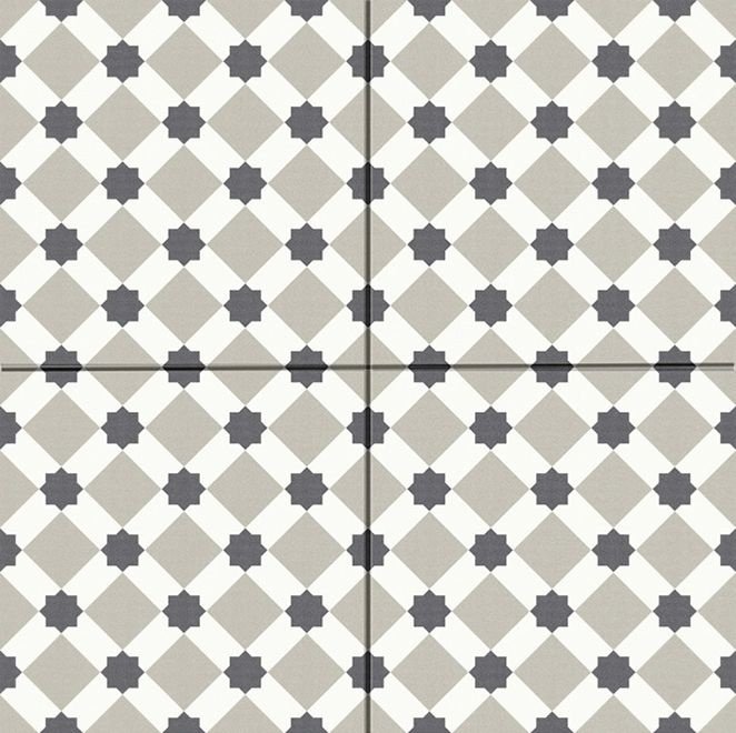 Керамогранит ETILI Seramik Firenze Grey Pre-cut 45х45см