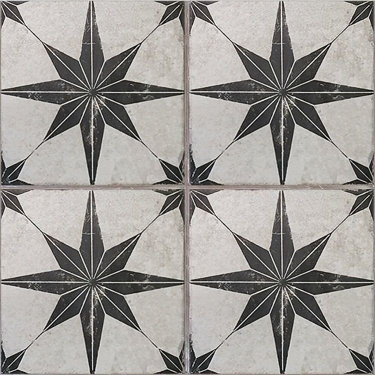 Керамогранит ETILI Seramik Scintilla Black Pre-cut 45х45см