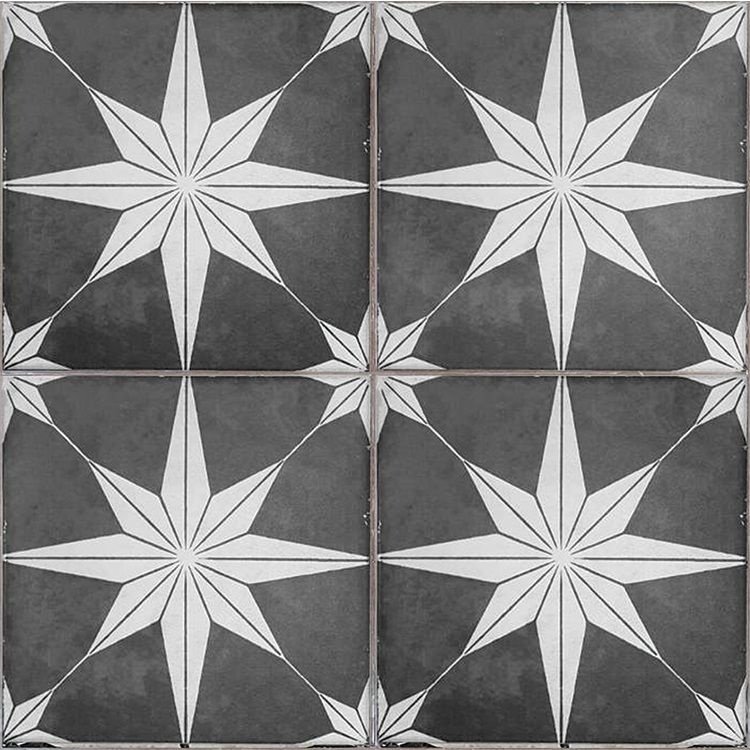 Керамогранит ETILI Seramik Night Black Pre-cut 45х45см