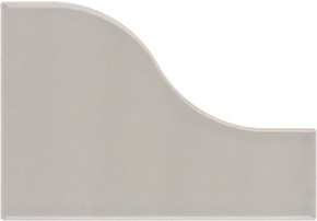 Керамическая плитка Equipe CURVE Grey Gloss 8,3х12см