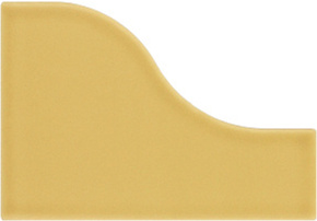 Керамическая плитка Equipe CURVE Yellow Matt 8,3х12см
