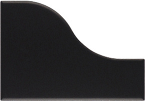 Керамическая плитка Equipe CURVE Black Matt 8,3х12см