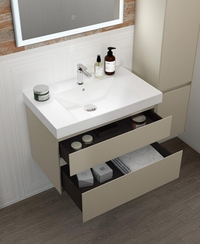 Тумба подвесная Керама Марацци CUBO CUB.100.2/WHT.M белая матовая 97,8х47см