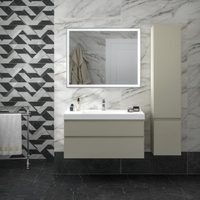 Тумба подвесная Керама Марацци CUBO CUB.100.2/WHT.M белая матовая 97,8х47см
