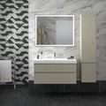 Тумба подвесная Керама Марацци CUBO CUB.100.2/WHT.M белая матовая 97,8х47см