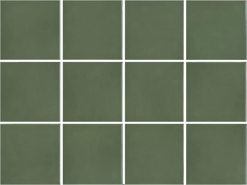 Керамогранит Kerama Marazzi БАХИЯ KM1010G0050N зелёный глянцевый 9,8x9,8см