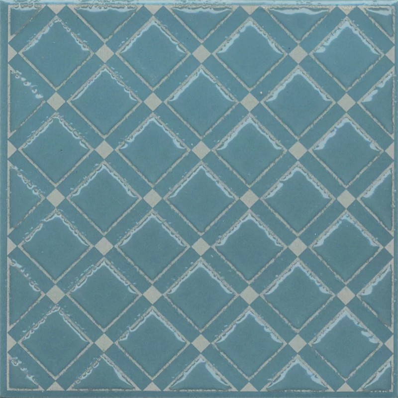 Декор Kerama Marazzi БАХИЯ KMD3STA016GN 1 бирюзовый глянцевый 9,8x9,8см