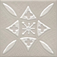 Декор Kerama Marazzi БАХИЯ KMD3STA018GN 2 серый светлый глянцевый 9,8x9,8см