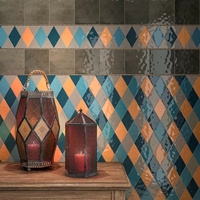 Керамическая плитка Kerama Marazzi РИАД KMD2SRB011BN бирюзовый тёмный глянцевый 7,8x13,5см