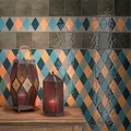Керамическая плитка Kerama Marazzi РИАД KMD2SRB011BN бирюзовый тёмный глянцевый 7,8x13,5см