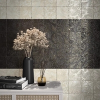 Декор Kerama Marazzi АГДАЛЬ KMD2SFD001BN 3 белый матовый структура 15x15см