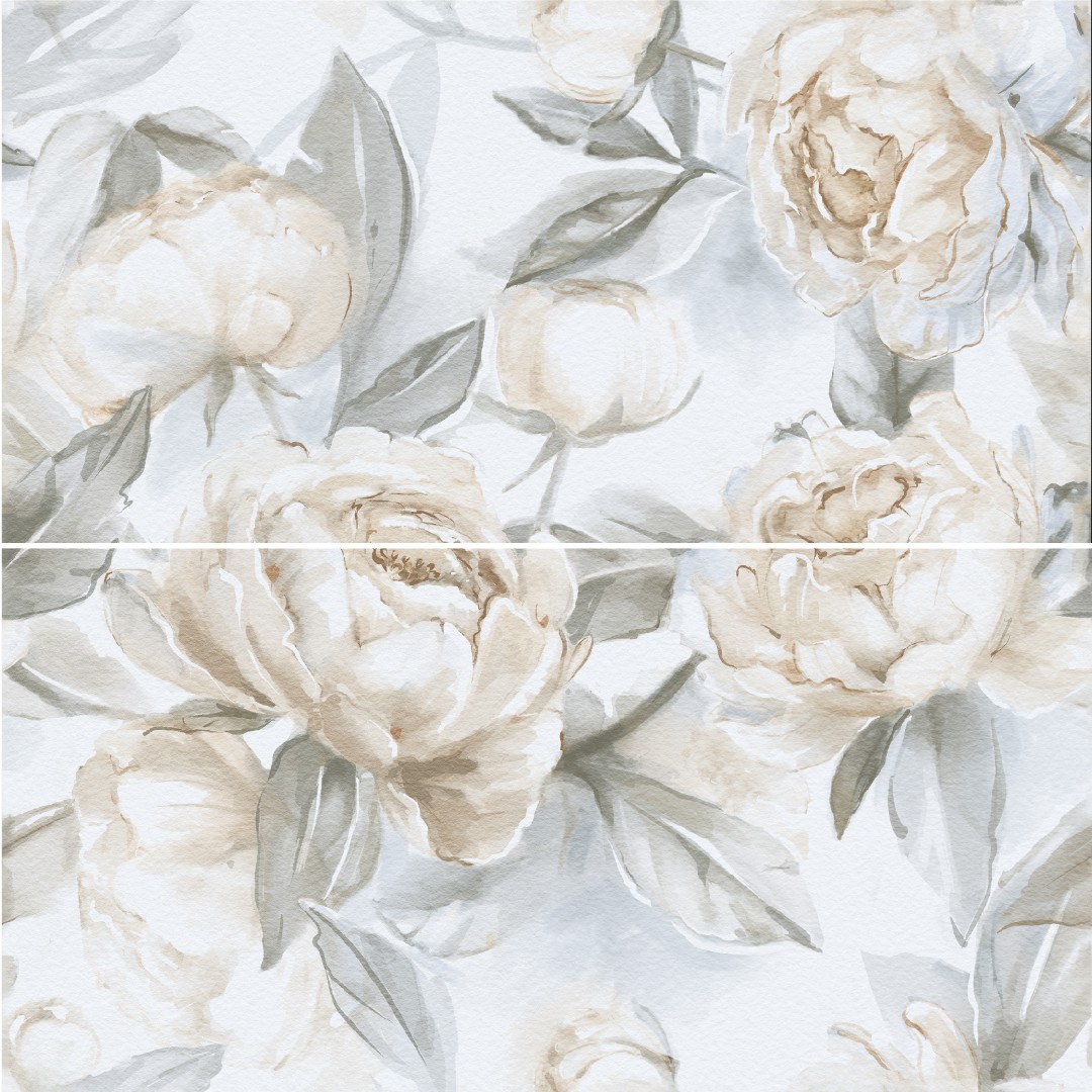 Керамогранит Staro DECORS ELITE PEONIES DECOR A+B MATT 60х120см (2 шт. в компл.)