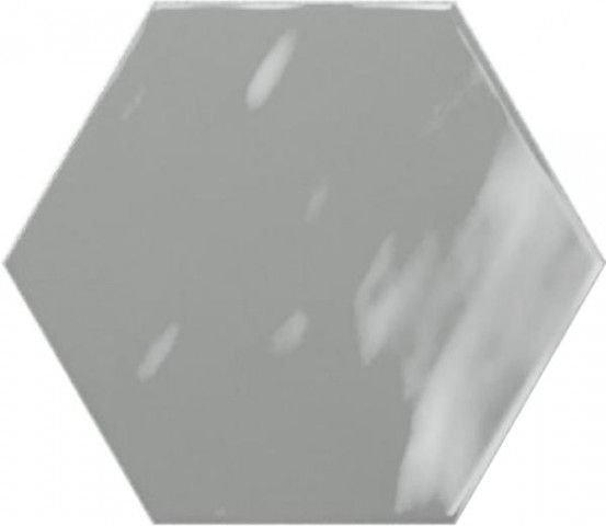 Керамическая плитка Ribesalbes GEOMETRY Hex Grey Glossy 15х17,3см