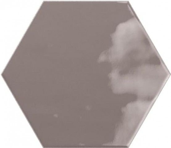 Керамическая плитка Ribesalbes GEOMETRY Hex Charcoal Glossy 15х17,3см