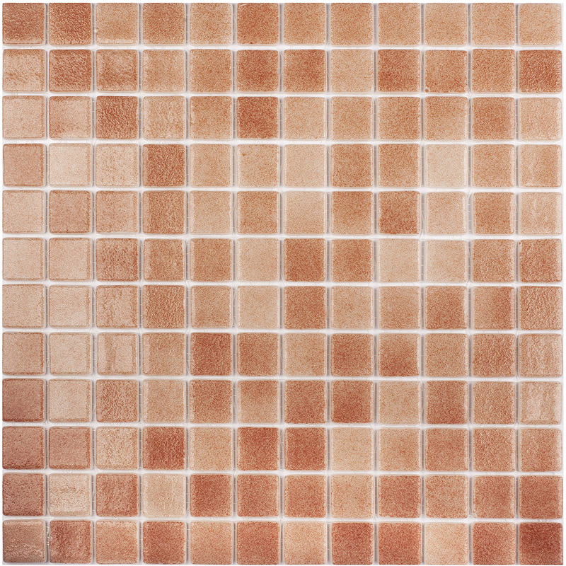 Стеклянная мозаика Vidrepur ANTISLIP Antid 506 на сетке 31,7х31,7см