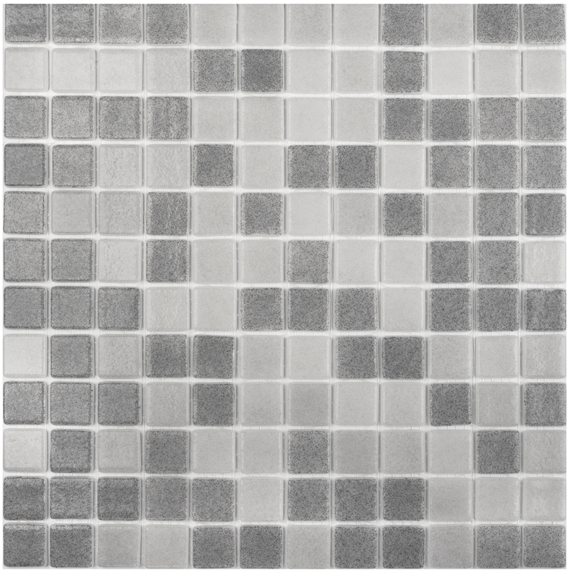 Стеклянная мозаика Vidrepur ANTISLIP Antid 514 515 на сетке 31,7х31,7см
