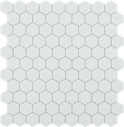Стеклянная мозаика Vidrepur HEXAGON  Nordic 910 на сетке 30,7х31,7см