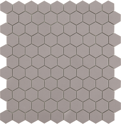 Стеклянная мозаика Vidrepur HEXAGON  Nordic 926 на сетке 30,7х31,7см