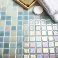 Стеклянная мозаика Vidrepur SHELL 553 на сетке 31,7х31,7см