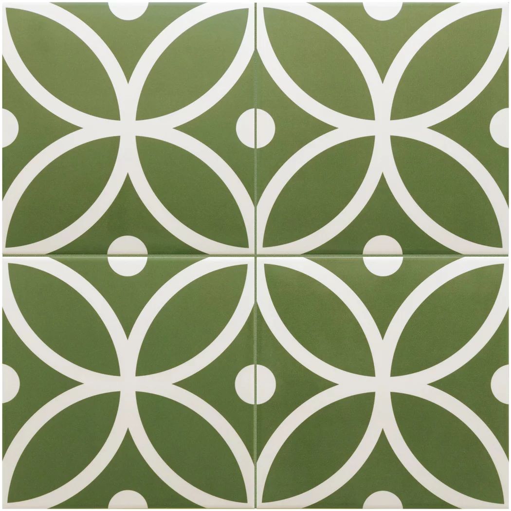 Керамогранит 30710 EQUIPE RIVOLI Bergen Verde 20x20 см
