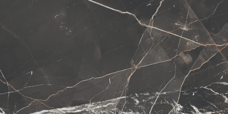 Керамогранит матовый Ceramic Skin MARBLE Calacatta Noir 120х280см (толщина 6мм)