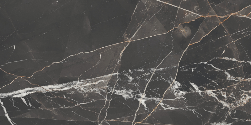 Керамогранит матовый  Ceramic Skin MARBLE Calacatta Noir 160х320см (толщина 6мм)