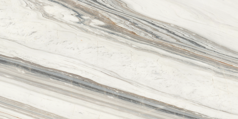 Керамогранит матовый  Ceramic Skin MARBLE Fusion White 160х320см (толщина 6мм)