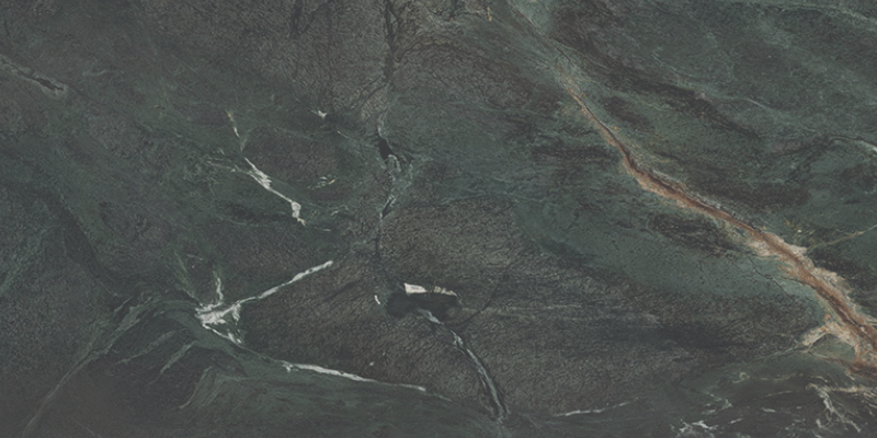 Керамогранит матовый  Ceramic Skin MARBLE Verde Alpi 160х320см (толщина 6мм)