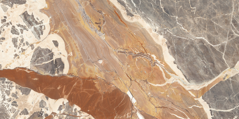 Керамогранит полированный Ceramic Skin MARBLE Macchia Vecchia 120х280см (толщина 6мм)