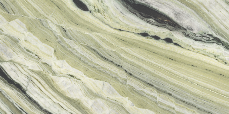 Керамогранит полированный Ceramic Skin MARBLE Montagnia Jade 120х280см (толщина 6мм)