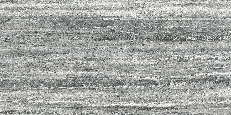 Керамогранит матовый Ceramic Skin STONE Travertino Titanium 120х280см (толщина 6мм)