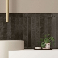 Керамическая плитка Equipe VERTICALE Soot 5х40см