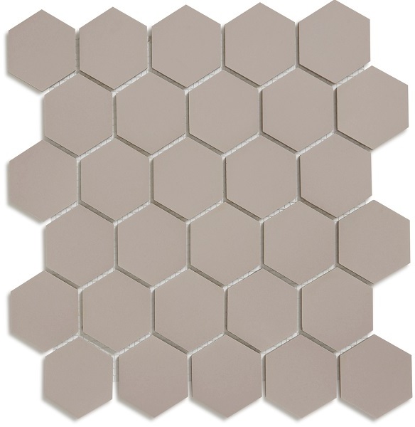 Метлахская мозаика на сетке hex.5 F1 Parme PAR 28,1х29,5см (чип 5,2х6см)
