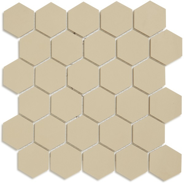Метлахская мозаика на сетке hex.5 F1 Ontario ONT 28,1х29,5см (чип 5,2х6см)