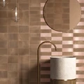 Керамическая плитка Equipe MIYAKO Cyrstal Pink Gloss 5х15см