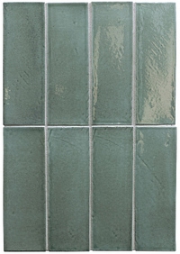 Керамическая плитка Equipe MIYAKO Oil Blue Gloss 5х15см