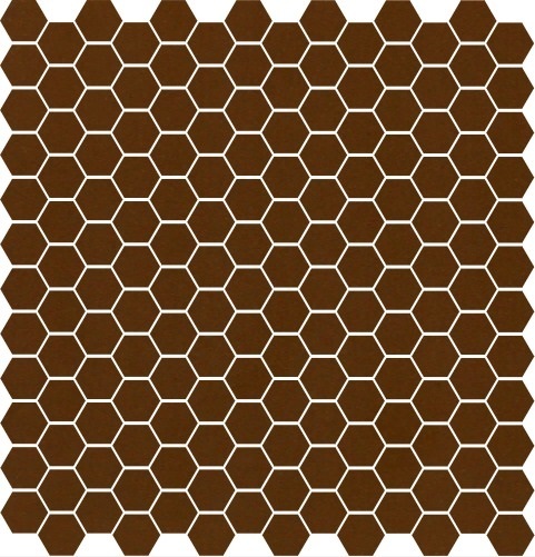 Метлахская мозаика на сетке hex.2,5 E1 Havana HAV 28,1х29,5см (чип 2,5х2,9см)
