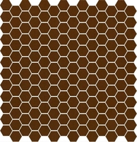 Метлахская мозаика на сетке hex.2,5 E1 Havana HAV 28,1х29,5см (чип 2,5х2,9см)