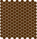 Метлахская мозаика на сетке hex.2,5 E1 Havana HAV 28,1х29,5см (чип 2,5х2,9см)