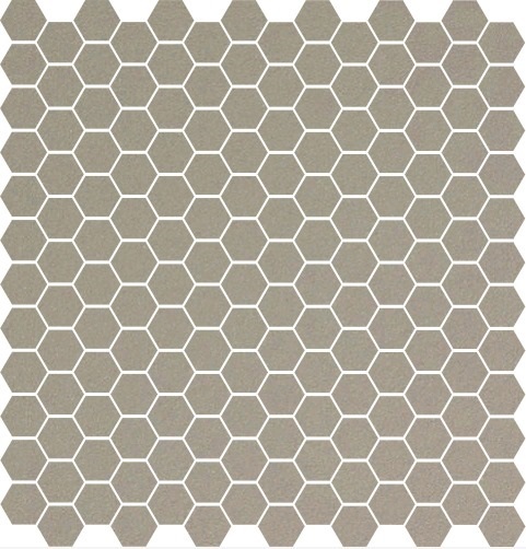Метлахская мозаика на сетке hex.2,5 E1 Pale Grey GRP 28,1х29,5см (чип 2,5х2,9см)