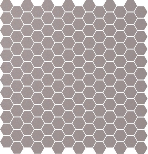Метлахская мозаика на сетке hex.2,5 E1 Parme PAR 28,1х29,5см (чип 2,5х2,9см)